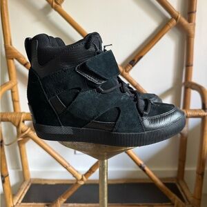 Sorel Black Out ‘N About Sport Wedge Boots